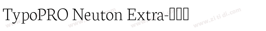 TypoPRO Neuton Extra字体转换